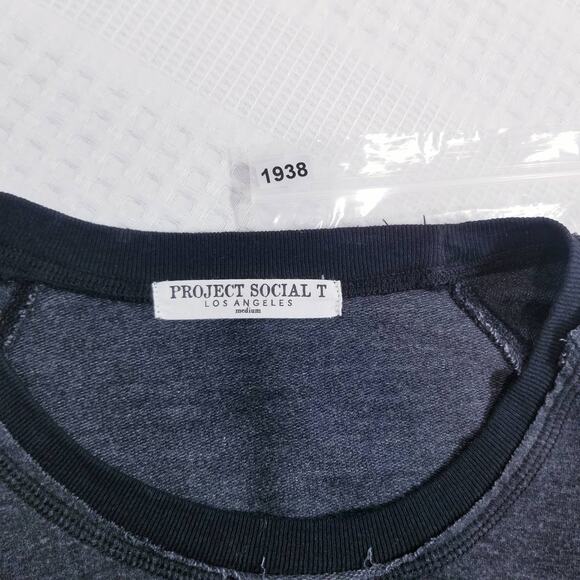 Project Social T Los Angeles Cut Out Blouse Grunge Streetwear - Picture 10 of 11